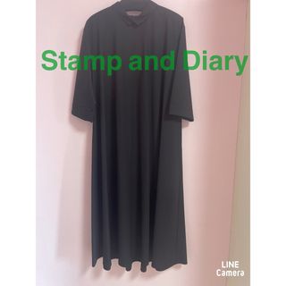 STAMP AND DIARY - ❤️[新品]黒ワンピース値札付き