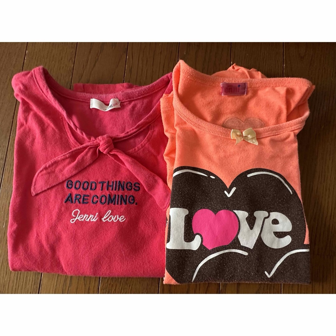 JENNI(ジェニィ)のジェニィの半袖Tシャツ2枚セット キッズ/ベビー/マタニティのキッズ服女の子用(90cm~)(Tシャツ/カットソー)の商品写真