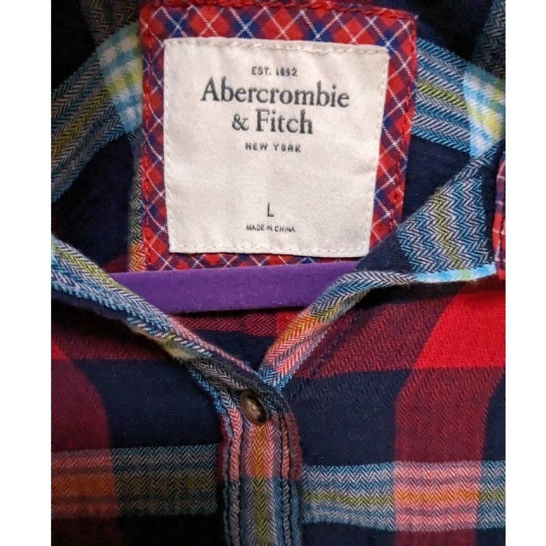 Abercrombie&Fitch(アバクロンビーアンドフィッチ)のアバクロンビー　チェックシャツ レディースのトップス(シャツ/ブラウス(長袖/七分))の商品写真