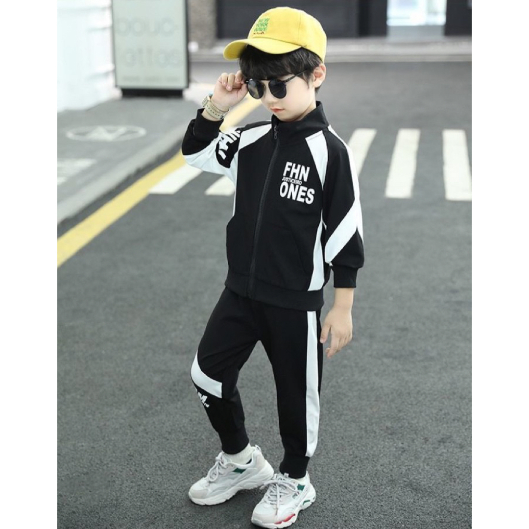 セットアップ キッズ ジャージ スポーツ レジャー ルームウェアバスケ サッカー キッズ/ベビー/マタニティのキッズ服男の子用(90cm~)(その他)の商品写真