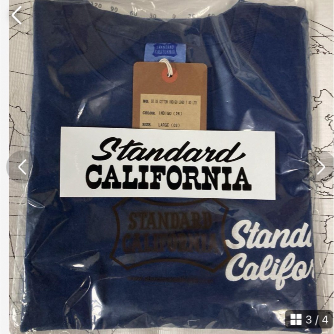 STANDARD CALIFORNIA(スタンダードカリフォルニア)のSD US Cotton Indigo Logo T 限定 メンズのトップス(Tシャツ/カットソー(半袖/袖なし))の商品写真