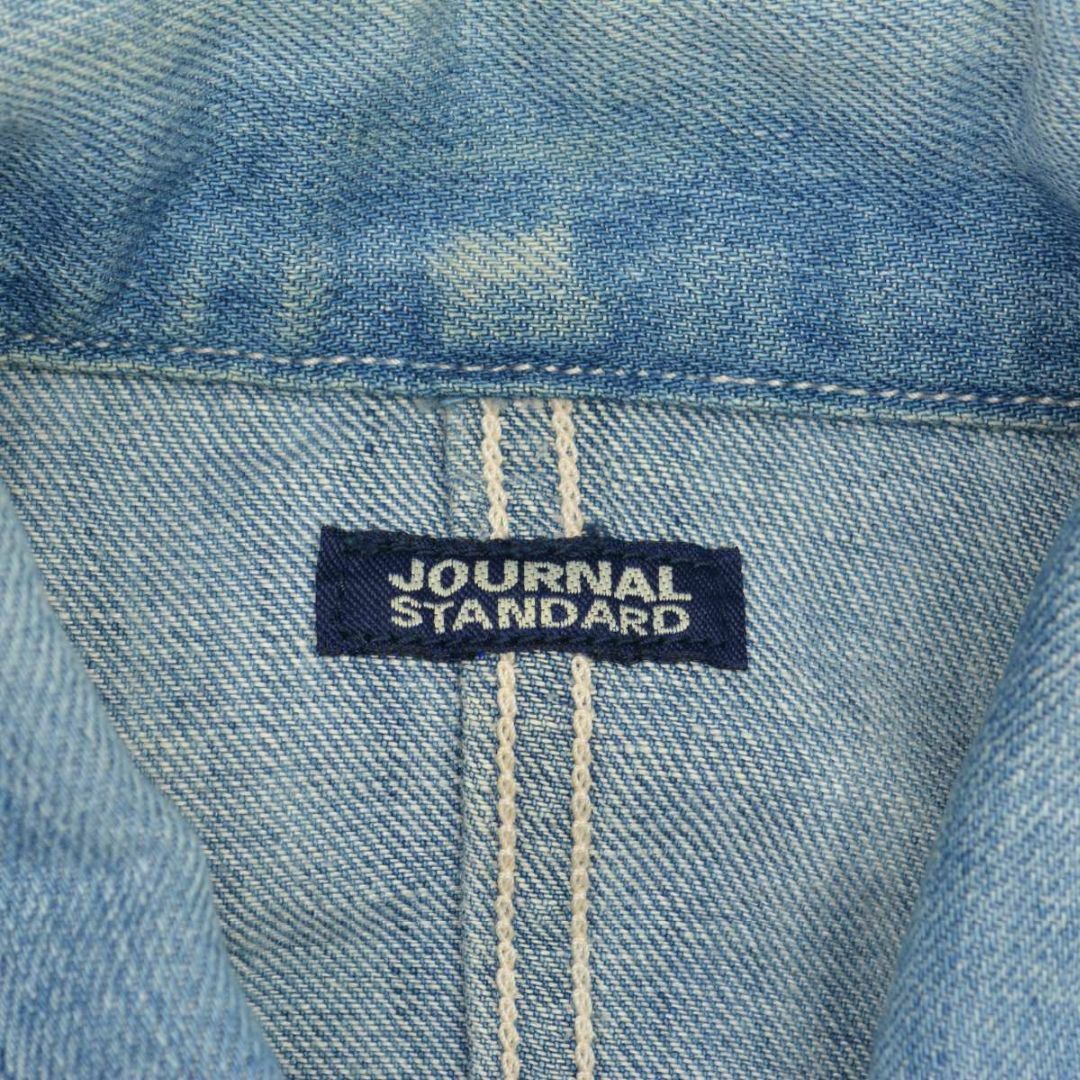 JOURNAL STANDARD(ジャーナルスタンダード)の【JOURNALSTANDARD】リペア加工 チェンジボタン デニムカバーオール レディースのジャケット/アウター(その他)の商品写真