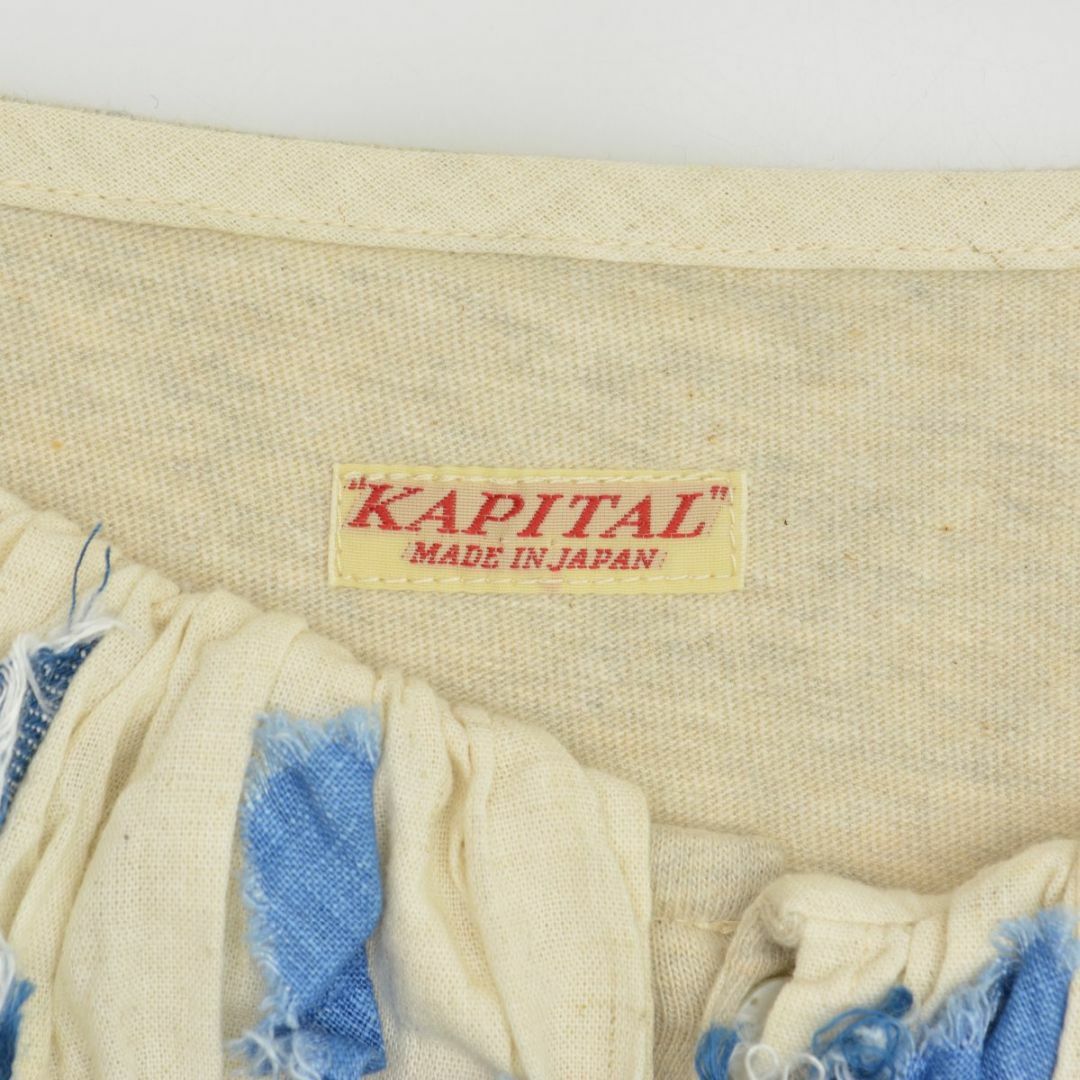 KAPITAL(キャピタル)の【KAPITAL】TOP天竺ブロッコリーBIG ヘンリーT 七分袖カットソー レディースのトップス(カットソー(長袖/七分))の商品写真