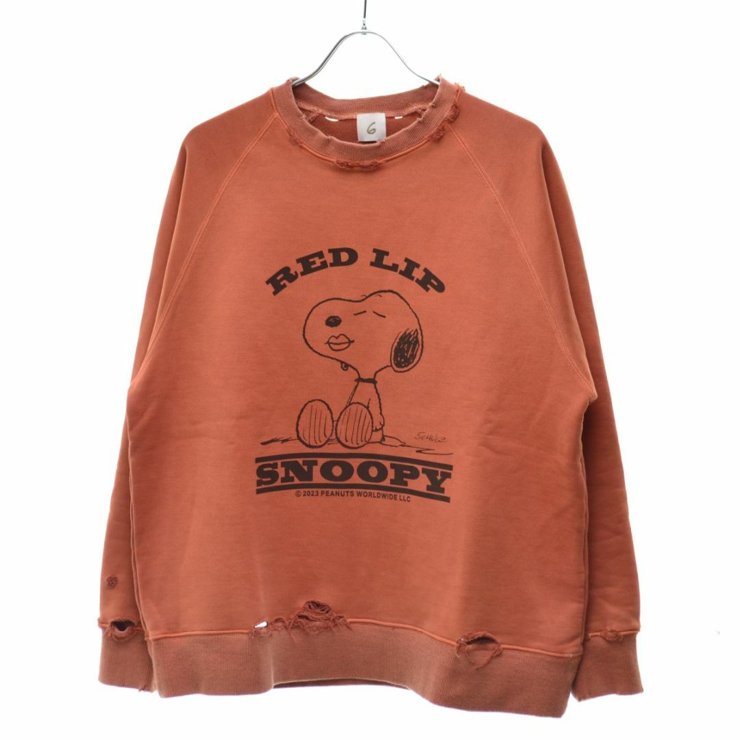 UNITED ARROWS(ユナイテッドアローズ)の【6(ROKU)UNITEDARROWS】SNOOPY LIP 長袖スウェット レディースのトップス(トレーナー/スウェット)の商品写真