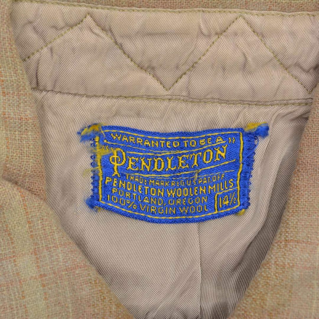 PENDLETON(ペンドルトン)の【PENDLETON】50s チェックウール長袖シャツ メンズのトップス(シャツ)の商品写真