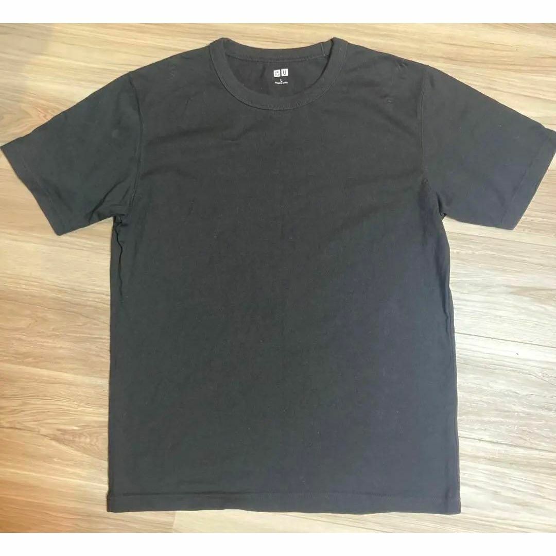 UNIQLO(ユニクロ)のユニクロ　黒Tシャツ　Lサイズ メンズのトップス(Tシャツ/カットソー(半袖/袖なし))の商品写真