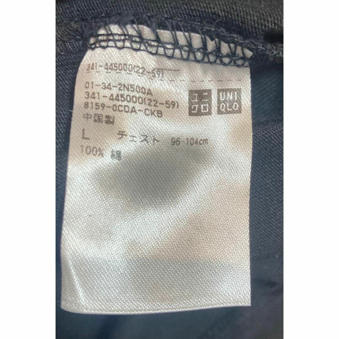 UNIQLO(ユニクロ)のユニクロ　黒Tシャツ　Lサイズ メンズのトップス(Tシャツ/カットソー(半袖/袖なし))の商品写真