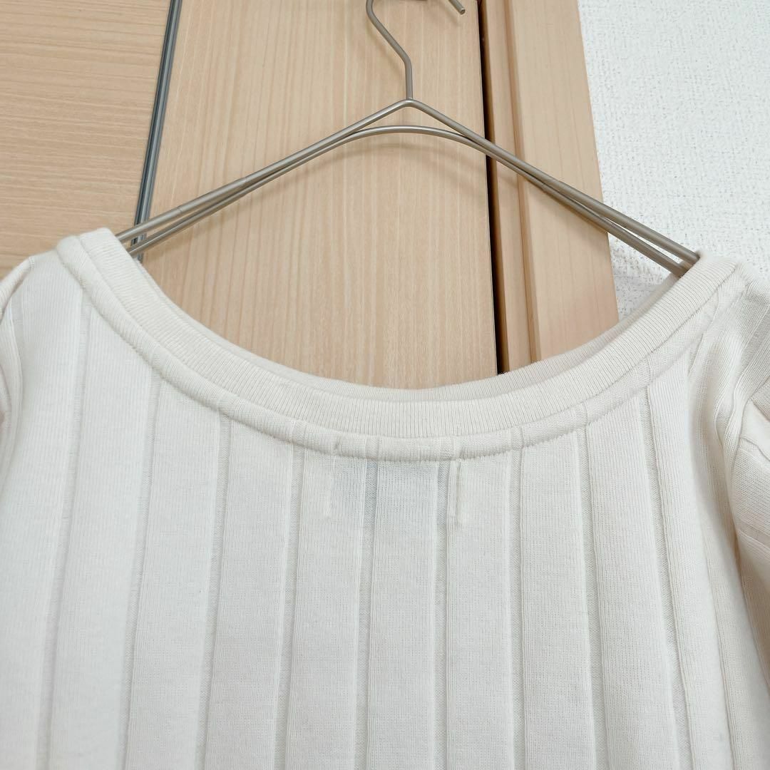 グリーンレーベルリラクシング　長袖カットソー　ホワイト レディースのトップス(Tシャツ(長袖/七分))の商品写真
