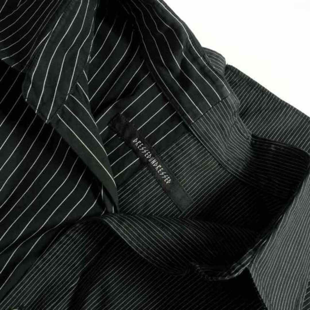 DRESSEDUNDRESSED(ドレスドアンドレスド)のDRESSEDUNDRESSED XXL PINSTRIPE シャツ 長袖 2  メンズのトップス(シャツ)の商品写真