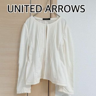 ユナイテッドアローズ(UNITED ARROWS)のユナイテッドアローズ　長袖　カットソー　ホワイト(Tシャツ(長袖/七分))