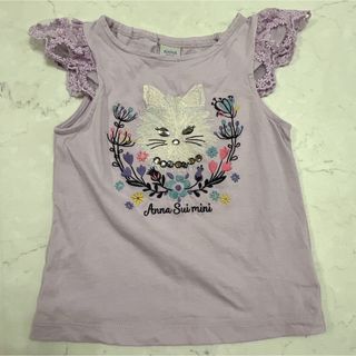 アナスイミニ(ANNA SUI mini)のANNA SUI MINI 極美品 トップス高級ブランド子供服中古 大人気 ねこ(Tシャツ/カットソー)