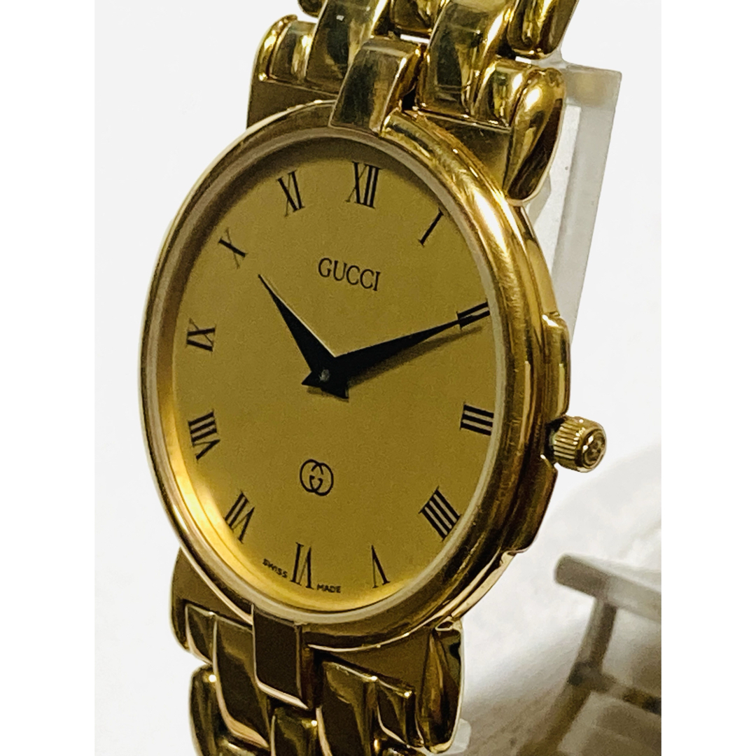 Gucci(グッチ)のギリ美品！　GUCCI グッチ　ベルト純正　ボーイズサイズ　男女兼用　腕時計 メンズの時計(腕時計(アナログ))の商品写真