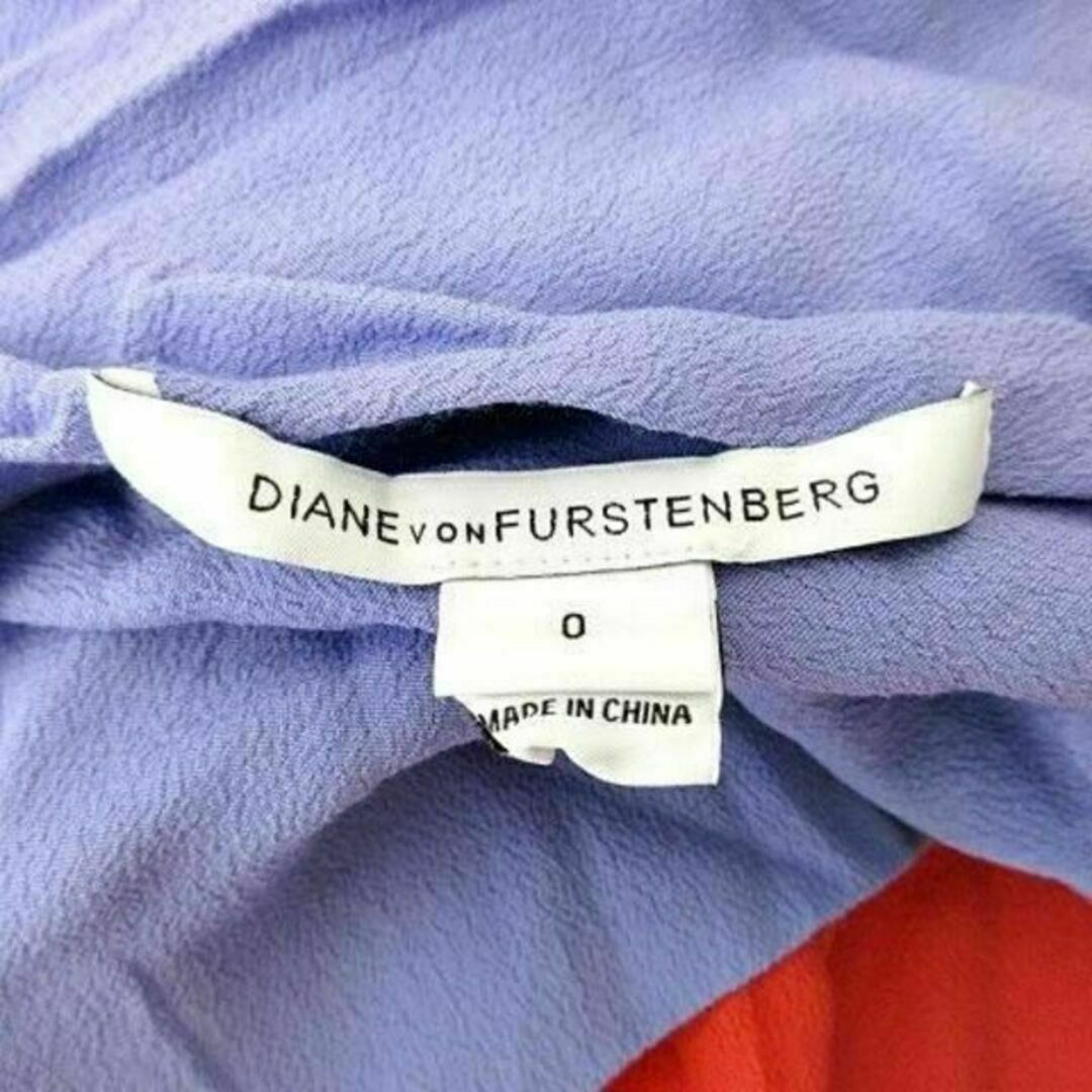 DIANE von FURSTENBERG(ダイアンフォンファステンバーグ)のダイアンフォンファステンバーグ ワンピース アシンメトリー レーヨン ひざ丈FR レディースのワンピース(ひざ丈ワンピース)の商品写真