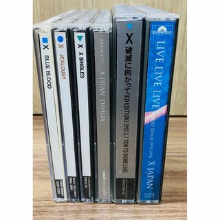 X JAPAN CD アルバム 6枚セット ベストアルバム,ライブアルバムあり(ポップス/ロック(邦楽))