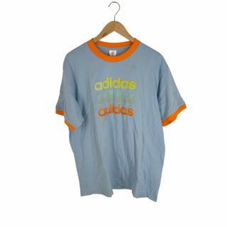 アディダス(adidas)のadidas(アディダス) 00S ロゴプリントクルーネックリンガーTシャツ(Tシャツ/カットソー(半袖/袖なし))