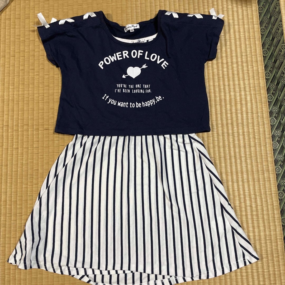 しまむら(シマムラ)の【しまむら】ワンピース　140 キッズ/ベビー/マタニティのキッズ服女の子用(90cm~)(ワンピース)の商品写真