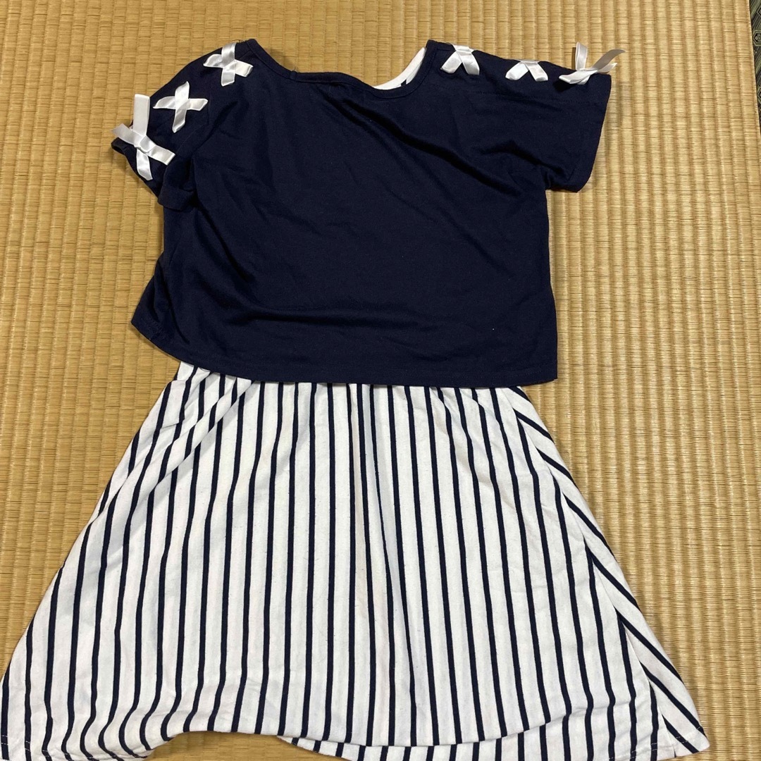 しまむら(シマムラ)の【しまむら】ワンピース　140 キッズ/ベビー/マタニティのキッズ服女の子用(90cm~)(ワンピース)の商品写真