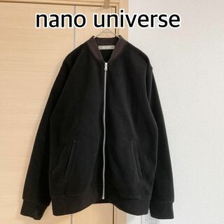 ナノユニバース(nano・universe)のnano universe ナノユニバース　ブルゾンジャンパー　ブラック(ブルゾン)