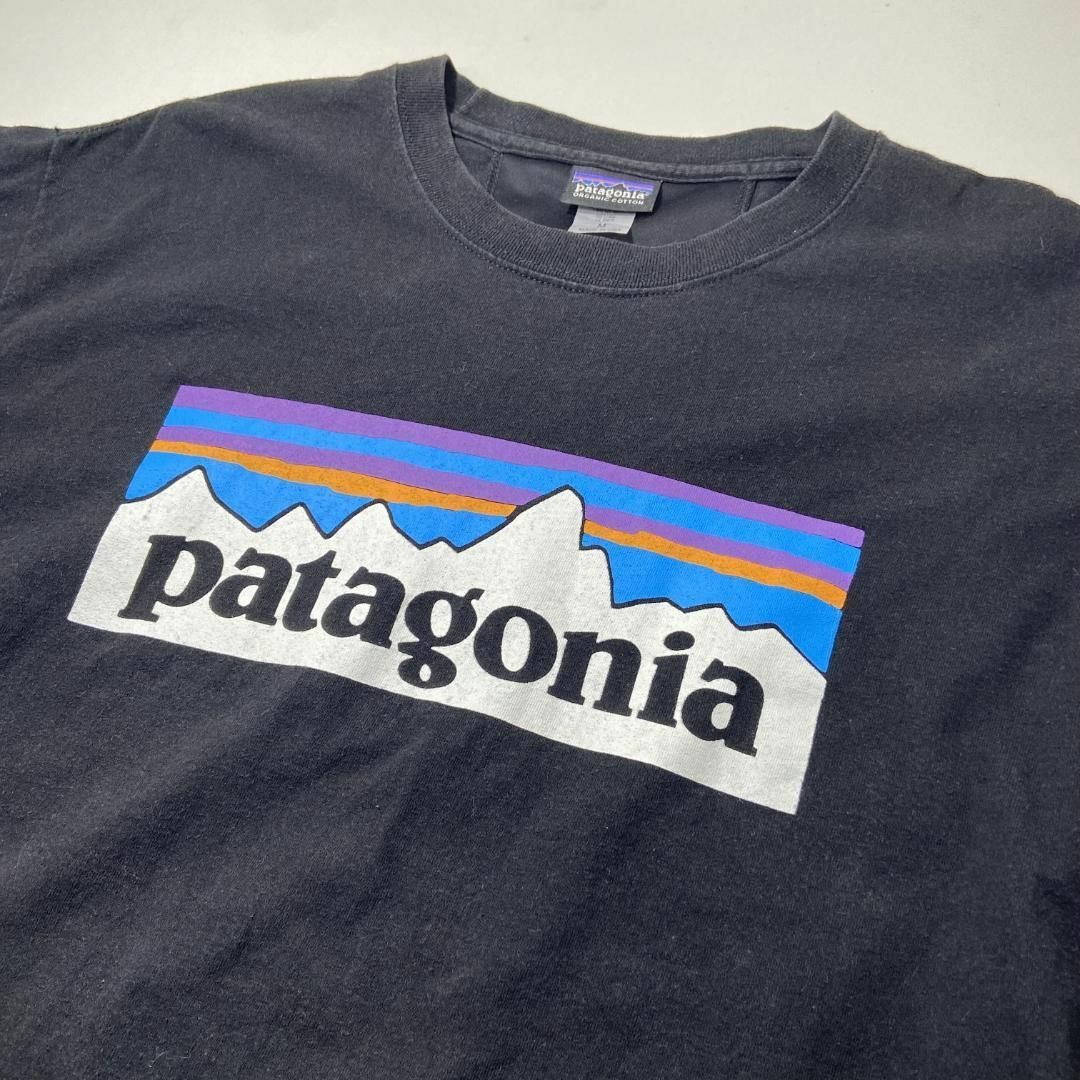 patagonia(パタゴニア)のパタゴニア PATAGONIA カットソー 長袖 ロンT USA製 L相当 黒 メンズのトップス(Tシャツ/カットソー(七分/長袖))の商品写真