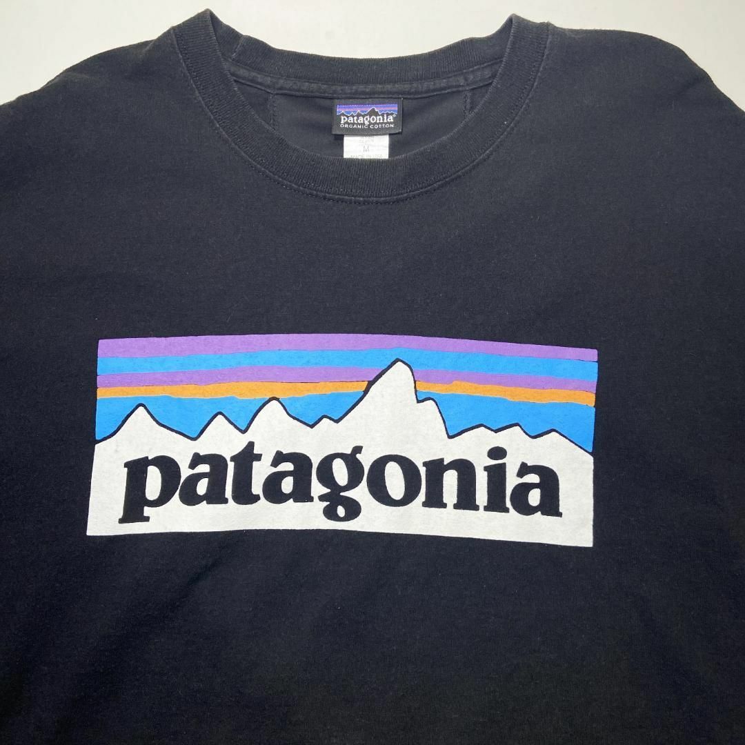 patagonia(パタゴニア)のパタゴニア PATAGONIA カットソー 長袖 ロンT USA製 L相当 黒 メンズのトップス(Tシャツ/カットソー(七分/長袖))の商品写真