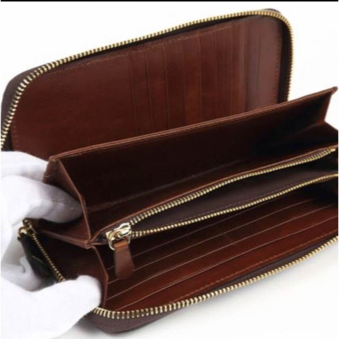 高級 スティングレイ エイ革 ガルーシャ 長財布 ラウンドファスナー 迷彩  レディースのファッション小物(財布)の商品写真