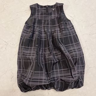 ベベ(BeBe)のBEBE バルーンワンピース 高級ブランド 大人気 110cm 子供中古かわいい(カーディガン)