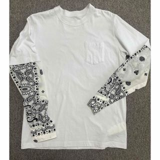 サカイ(sacai)のサカイ　ペイズリー　長袖　　バンダナ　サイズ1(Tシャツ/カットソー(七分/長袖))