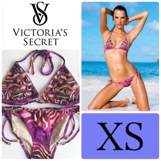 ヴィクトリアズシークレット(Victoria's Secret)のレア 新品 水着 ヴィクトリアシークレット 紫 ビジュー(水着)