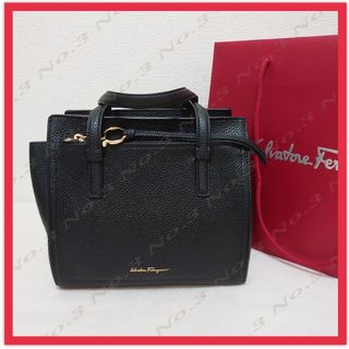 サルヴァトーレフェラガモ(Salvatore Ferragamo)の【新品 未使用】サルヴァトーレフェラガモ ショルダーバッグ エイミー ブラック(ハンドバッグ)