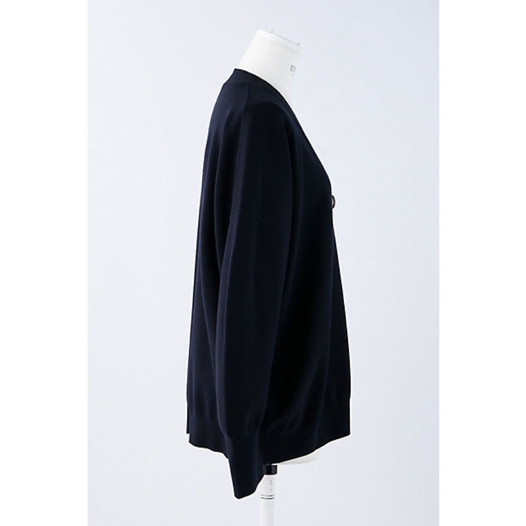 nagonstans(ナゴンスタンス)のnågonstans ナゴンスタンス curve drape cardigan  レディースのトップス(カーディガン)の商品写真