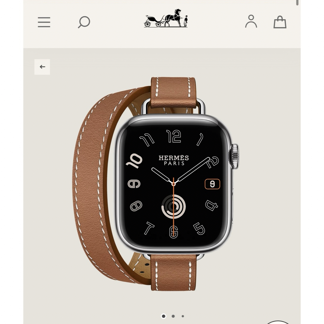 Hermes(エルメス)のHERMES Apple Watch 用バンド41mm レディースのファッション小物(腕時計)の商品写真