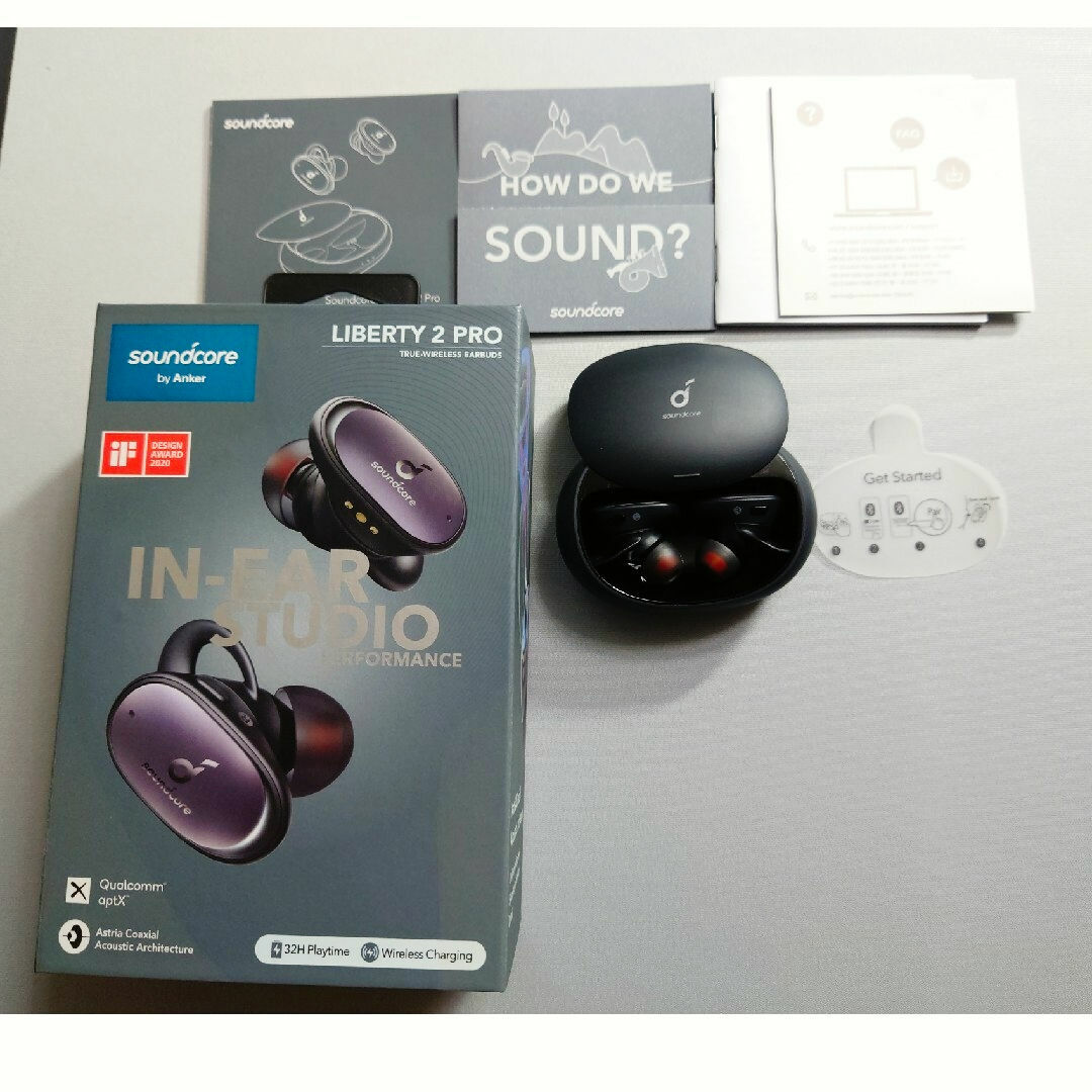 Anker(アンカー)のAnker Soundcore Liberty 2 Pro ワイヤレス イヤホン スマホ/家電/カメラのオーディオ機器(ヘッドフォン/イヤフォン)の商品写真