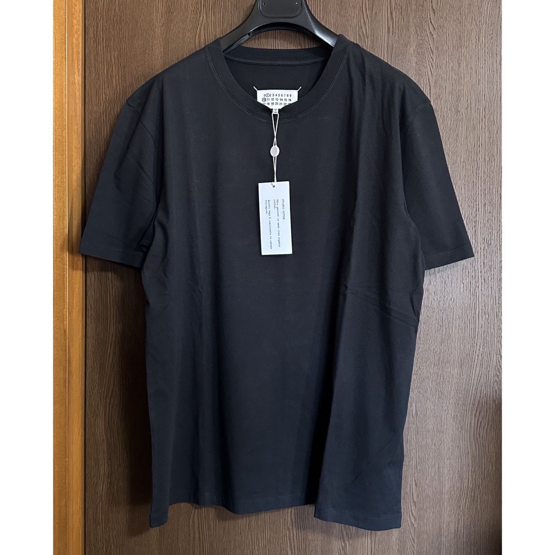 Maison Martin Margiela(マルタンマルジェラ)の黒XXL新品 メゾン マルジェラ オーガニック コットン レギュラー Tシャツ メンズのトップス(Tシャツ/カットソー(半袖/袖なし))の商品写真