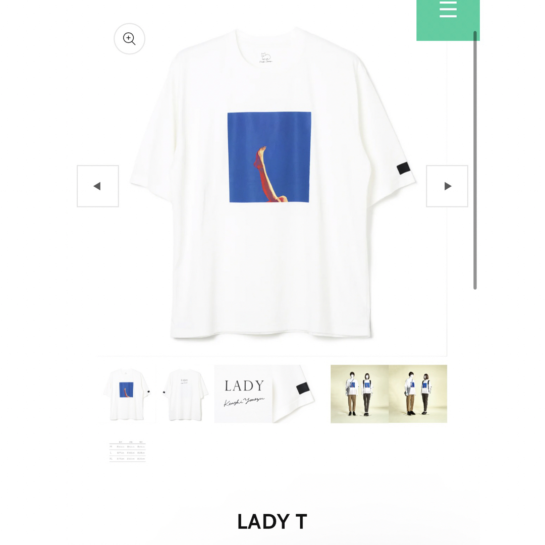 米津玄師　ライブグッズ　LADY T メンズのトップス(Tシャツ/カットソー(半袖/袖なし))の商品写真