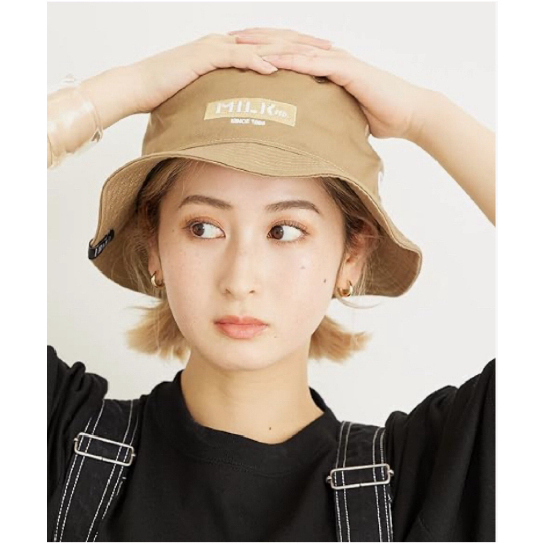 MILKFED.(ミルクフェド)の☆タイムセール☆MILK FED.＆NEW ERA1995ハット♪ベージュ レディースの帽子(ハット)の商品写真