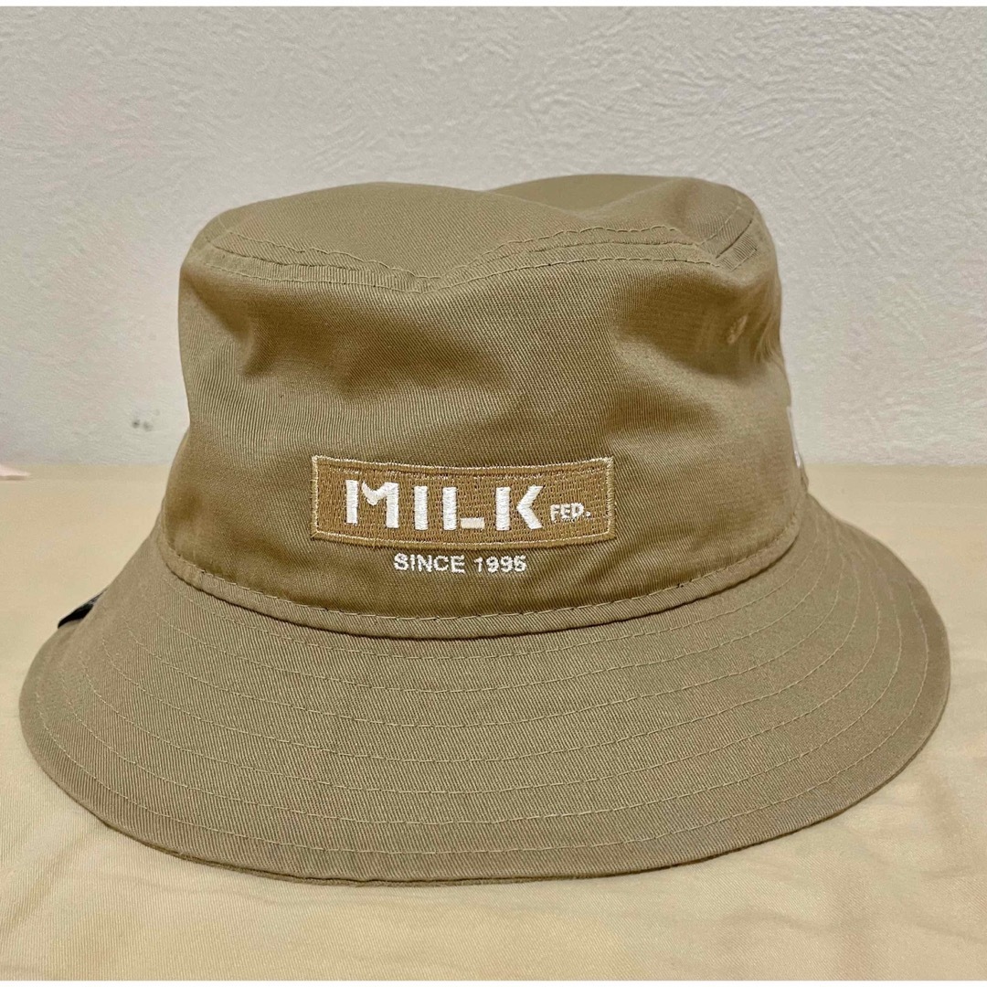 MILKFED.(ミルクフェド)の☆タイムセール☆MILK FED.＆NEW ERA1995ハット♪ベージュ レディースの帽子(ハット)の商品写真