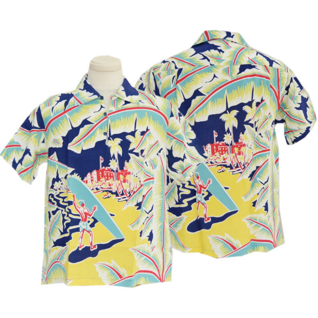 Sun Surf(サンサーフ)のSUN SURF アロハシャツ スペシャルエディション 実名刻印 オーバー 半袖 メンズのトップス(Tシャツ/カットソー(半袖/袖なし))の商品写真