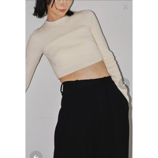 トゥデイフル(TODAYFUL)のtodayful Cropped Smooth Knit(カットソー(長袖/七分))