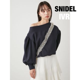 スナイデル snidel チュールドットスマホショルダー アイボリー★新品