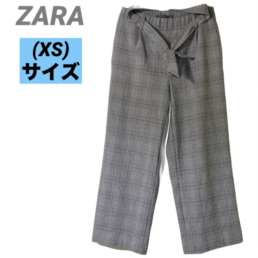 ZARA(ザラ)のZARAザラ　レディース　ギンガムチェック　パンツ　ウエストゴム　匿名発送 レディースのパンツ(カジュアルパンツ)の商品写真