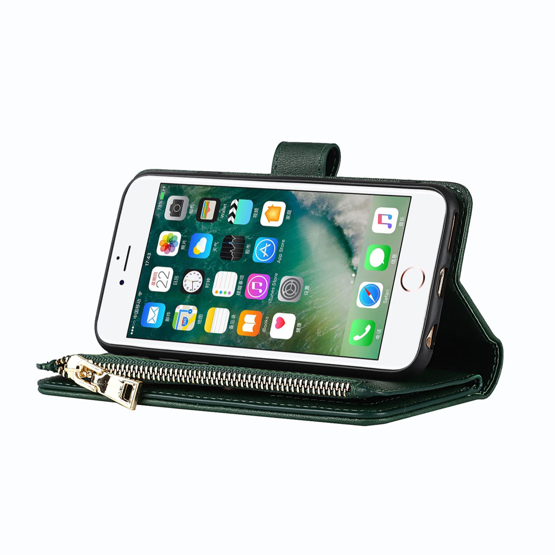 多機能‼️ iPhone 6S 6 手帳型 ケース 小銭入れ 財布 カード収納 スマホ/家電/カメラのスマホアクセサリー(iPhoneケース)の商品写真