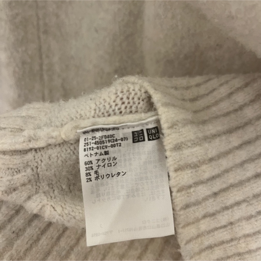ユニクロ　クレープウールクルーネックセーター レディースのトップス(ニット/セーター)の商品写真