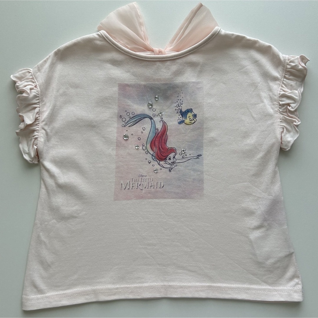 mezzo piano(メゾピアノ)のメゾピアノ　アリエル　Ｔシャツ　２枚セット　110cm キッズ/ベビー/マタニティのキッズ服女の子用(90cm~)(Tシャツ/カットソー)の商品写真