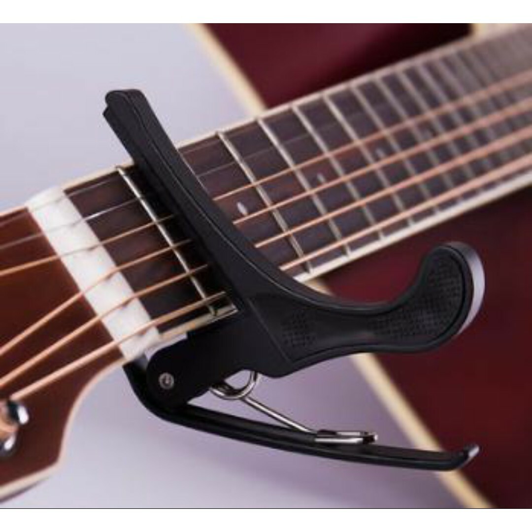 ◆カポタスト ギター チューニング フォーク エレキ カポ ギターカポ◆ 楽器のギター(アコースティックギター)の商品写真