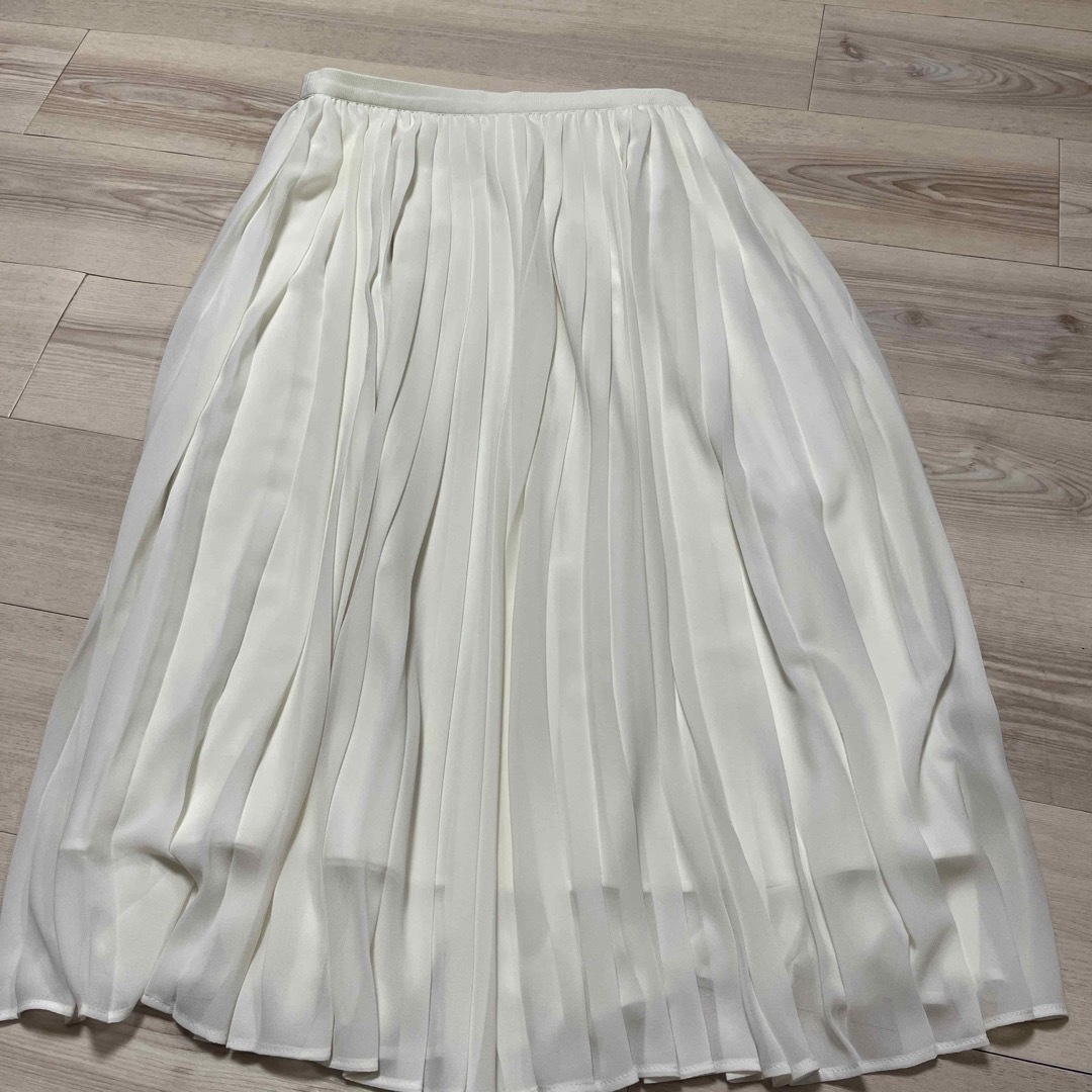 UNIQLO(ユニクロ)のユニクロ　シフォンプリーツスカート　Lサイズ レディースのスカート(ロングスカート)の商品写真