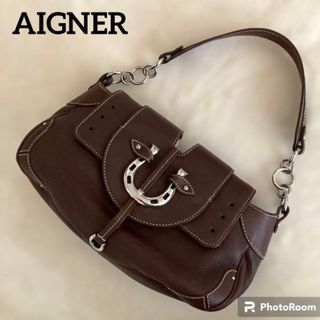 アイグナー(AIGNER)のアイグナー　馬蹄デザイン　ワンハンドル　アクセサリーポーチ　ショルダーバッグ(ショルダーバッグ)