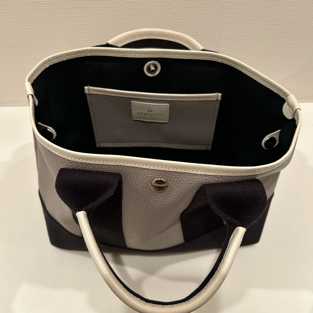 TOPKAPI(トプカピ)の[トプカピ] スコッチグレイン ネオレザー ミニトートバッグ レディースのバッグ(トートバッグ)の商品写真