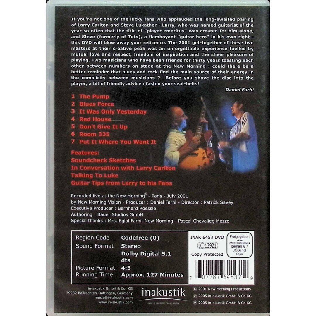 Paris Concert [DVD] [Import] エンタメ/ホビーのDVD/ブルーレイ(ミュージック)の商品写真
