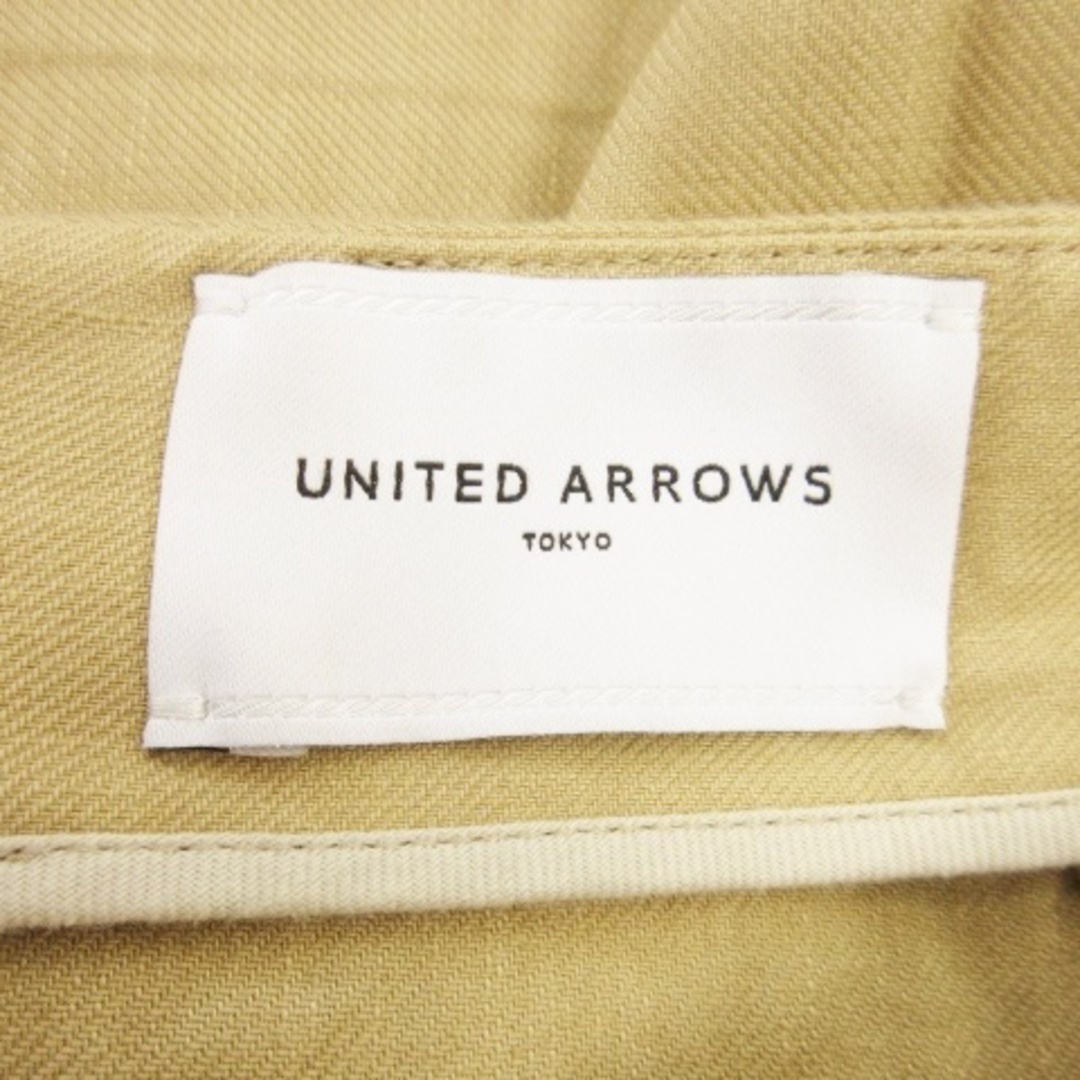 UNITED ARROWS(ユナイテッドアローズ)のユナイテッドアローズ スカート タイト ロング 麻 スリット 36 ベージュ レディースのスカート(ロングスカート)の商品写真