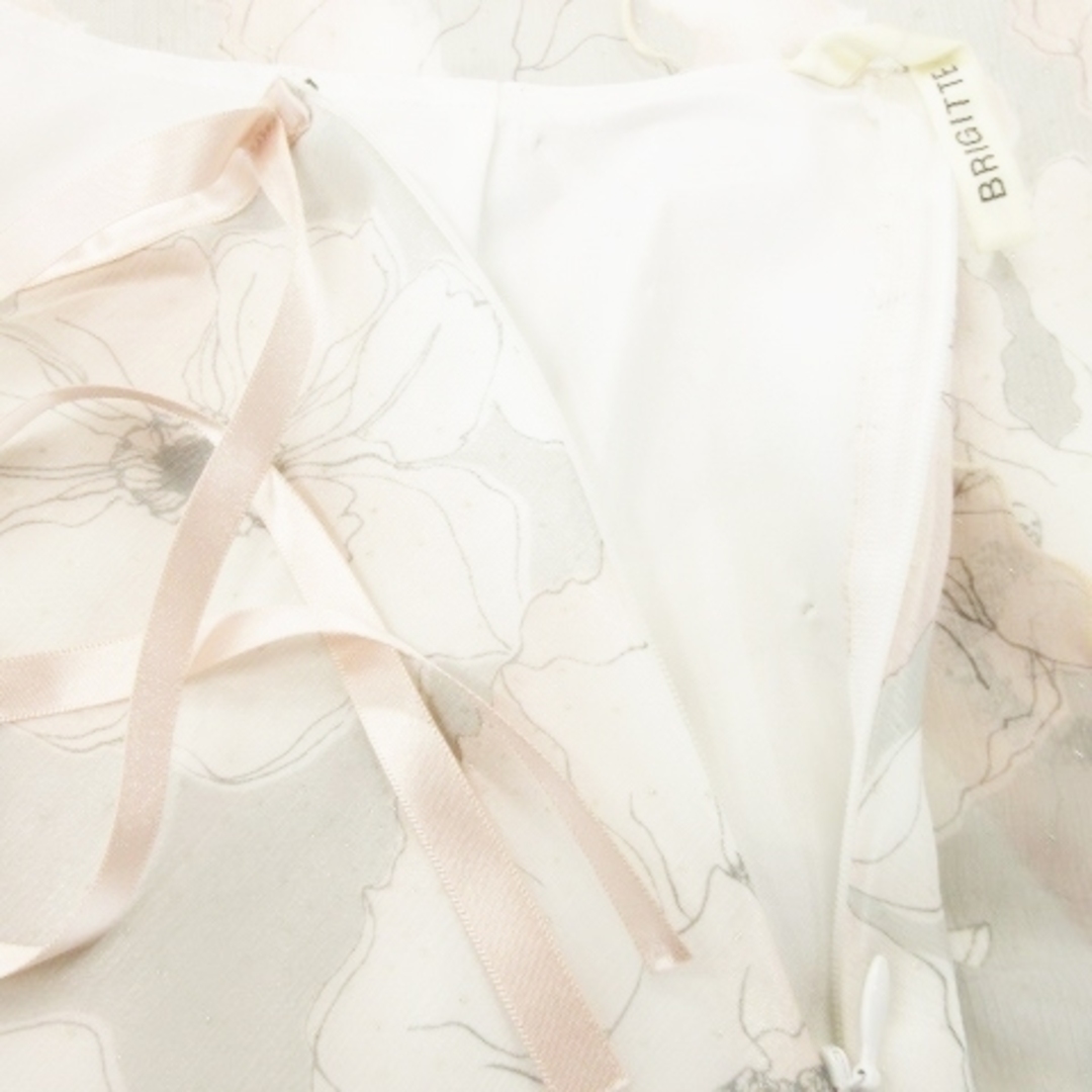 ブリジット スカート フレア ミモレ ティアード 裾メロウ 花柄 11 ピンク レディースのスカート(ロングスカート)の商品写真